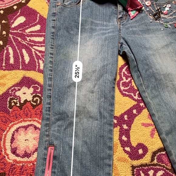 Raven Simone Capri Jeans Size 14 - Picture 4 of 5